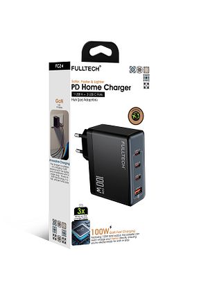 شارژر مشکی Fulltech - کد 929417217
