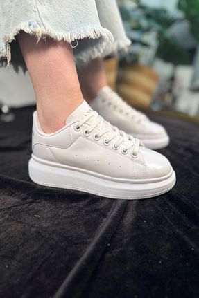 کفش اسنیکر رنگی زنانه بند دار İmerShoes - کد 929577836