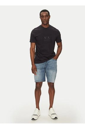 شلوارک و برمودا آبی مردانه جین Armani Exchange - کد 929610802