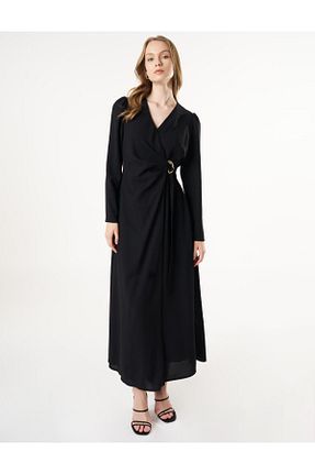 لباس حجاب مشکی رگولار Kayra - کد 929167060