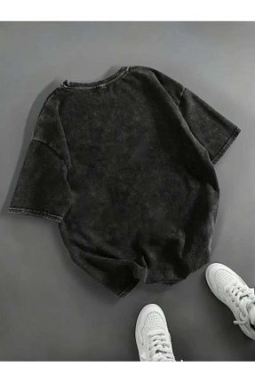 تیشرت طوسی زنانه اورسایز Touz Moda - کد 929427675