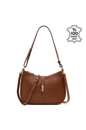 کیف دوشی صورتی زنانه چرم خالص Sole Sisters - کد 929424900