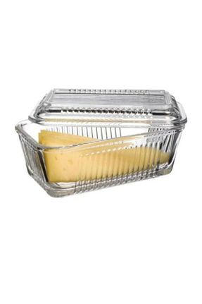 ظرف نگهداری سفید شیشه Paşabahçe - کد 716746