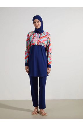 مایو سرمه ای زنانه رگولار LC Waikiki - کد 929619936