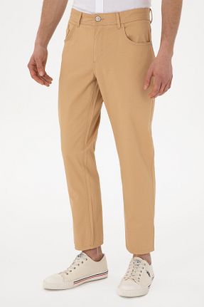 شلوار قهوه ای مردانه پارچه U.S. Polo Assn. - کد 929456500