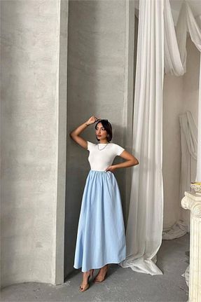 لباس آبی زنانه بافت dipmoda - کد 929473663