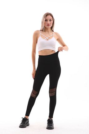 ساق شلواری مشکی زنانه بافتنی LOOKSOCKS - کد 929477644