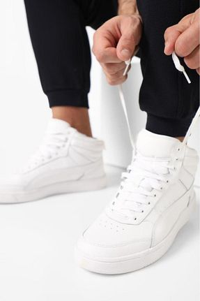 کفش اسنیکر سفید مردانه بند دار Puma - کد 859708902