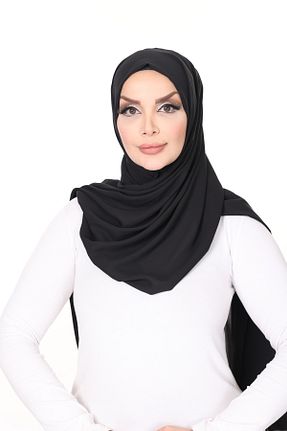 روسری مشکی پلی استر Alya Tesettür - کد 929478978