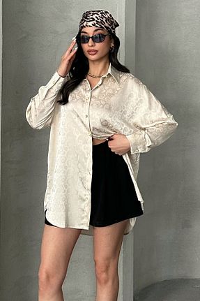 پیراهن بژ زنانه اسلیم MD trend - کد 929480585