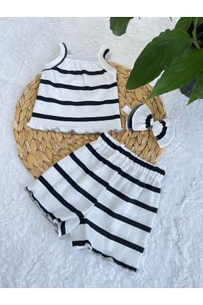 ست نوزادی سفید بچه گانه پنبه ای AKİF GİYİM - کد 929492396