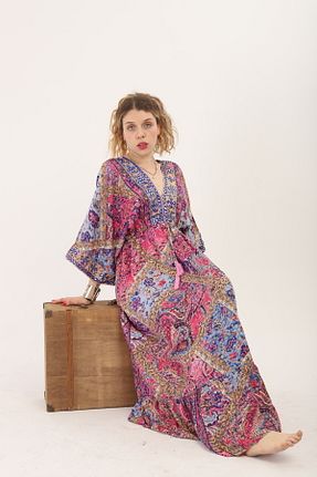 لباس زرشکی زنانه بافتنی Madame Lucid - کد 929163389