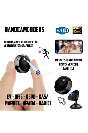 دوربین فیلم برداری مشکی Nanocamcoders - کد 707326194