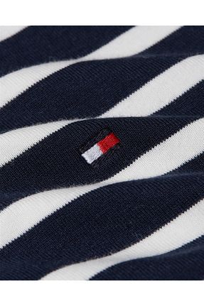 تیشرت مشکی زنانه یقه دوچرخه Tommy Hilfiger - کد 929498559