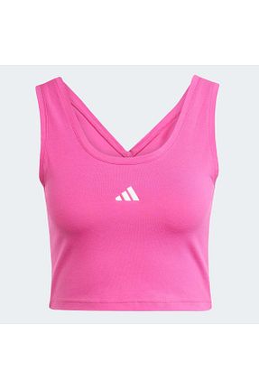 رکابی اسپرت صورتی زنانه پنبه ای adidas - کد 887262987