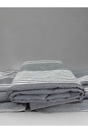 ست ملحفه دونفره مشکی پنبه ای Demya Home - کد 928129268