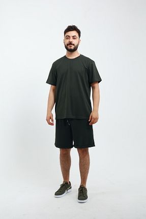 شلوارک و برمودا خاکی مردانه رگولار OXVİN - کد 929497402