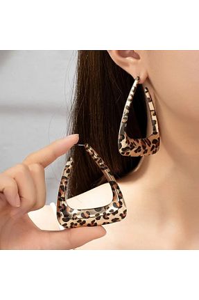 گوشواره جواهر قهوه ای برنجی begüm jewelery - کد 929498804