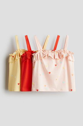 تیشرت زرد بچه گانه رگولار H&M - کد 929631558