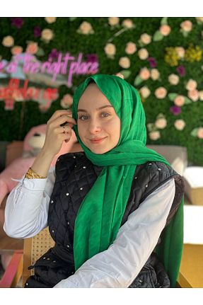 دستمال گردن آبی زنانه مخلوط پلی استر Sima - کد 929502485