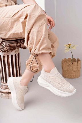 کفش پیاده روی بژ زنانه پارچه ای Etna - کد 929501831