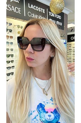 عینک آفتابی قهوه ای زنانه 55 Rachel Paris - کد 929503046