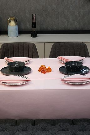 رومیزی صورتی sevilya - کد 847767980
