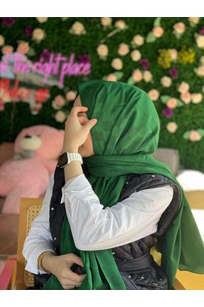 شال سبز زنانه Sima - کد 744754370