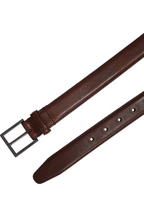 کمربند قهوه ای مردانه چرم خالص Tommy Hilfiger - کد 929509617