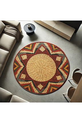 فرش رنگی قابل شستشو Rugs Modern Halı - کد 929515131