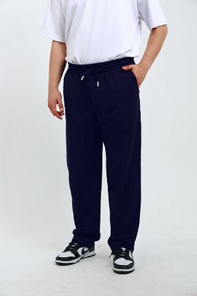 شلوار کرمگن سرمه ای مردانه Comfort OXVİN - کد 877946713