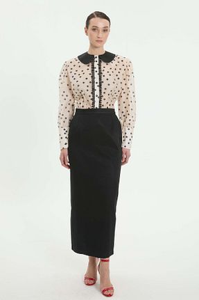 بلوز نباتی زنانه طرح دار KayaDova - کد 929516518