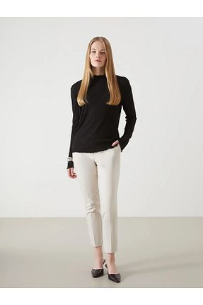 شلوار طوسی زنانه الاستین LC Waikiki - کد 929524458