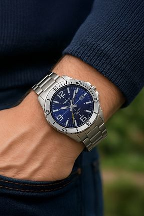 ساعت مچی سفید مردانه 41-45 میلی متر Casio - کد 2669111