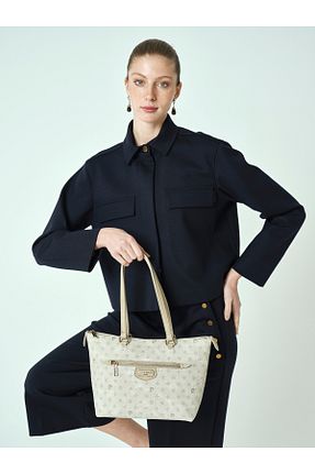 کیف دوشی بژ زنانه چرم مصنوعی Pierre Cardin - کد 904094850