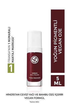 لاک ناخن زرشکی Yves Rocher - کد 770398618