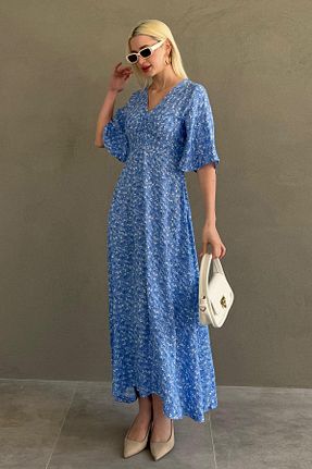 لباس آبی زنانه بافتنی Madmext - کد 928038703