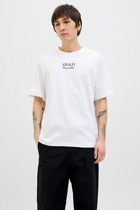 تیشرت سفید مردانه Relaxed Jack & Jones - کد 928061755