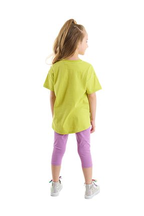 ست بالاتنه و پائین تنه زرد بچه گانه بافتنی Denokids - کد 241169913