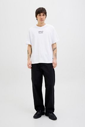 تیشرت سفید مردانه Relaxed Jack & Jones - کد 928061755
