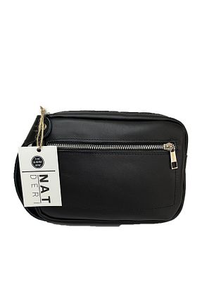 کیف دستی مشکی مردانه سایز متوسط natderi - کد 928061310