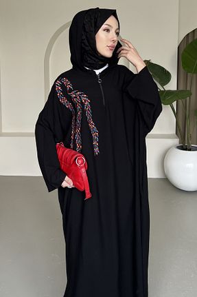 لباس حجاب مشکی زنانه Relaxed Saklı Butik - کد 928072647