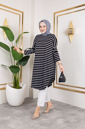 تونیک حجاب مشکی زنانه ویسکون ensade - کد 714534242