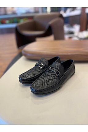 کفش کلاسیک مشکی مردانه چرم خالص Paulo - کد 928090262