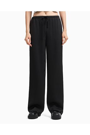 شلوار مشکی زنانه پلی استر Armani Exchange - کد 928084646