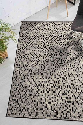 گلیم طوسی پنبه ای Massilia Home - کد 928093394