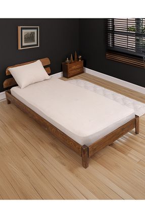 ست ملحفه تکنفره بژ کش دار Yellow Home - کد 928092901