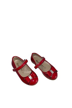 بابت قرمز بچه گانه چرم لاکی AnilKids - کد 928090406