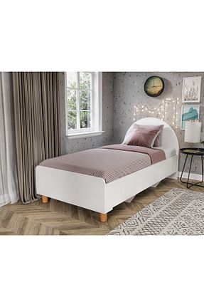 تخت خواب بچه گانه و مونته سوری سفید MDF KZNMOB HOME - کد 928090013