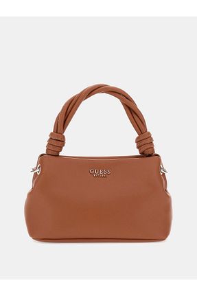 کیف دوشی طوسی زنانه چرم مصنوعی Guess - کد 905525349